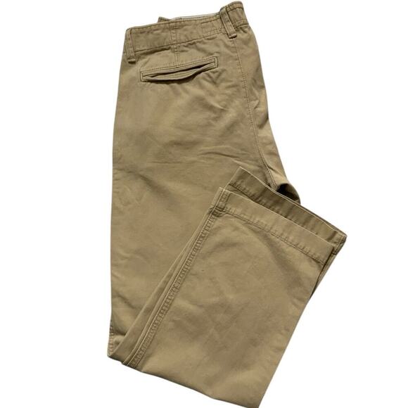 American Eagle Outfitters Pants Mens Size 32X32 Relaxed Flat Front Chino Casual - Picture 4 of 9